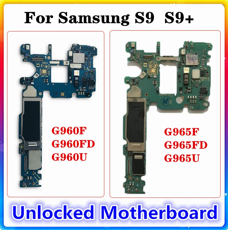 Для Samsung Galaxy S9 G960F G960FD G960U материнская плата с чипом + G965F G965FD G965U Android оригинальная чистая плата|Антенны для