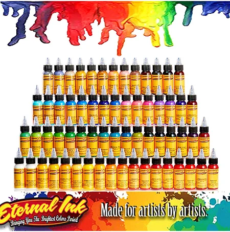 Tattoo ink-50Pcs paint eternal tattoo ink Set Permanent for body too | Красота и здоровье