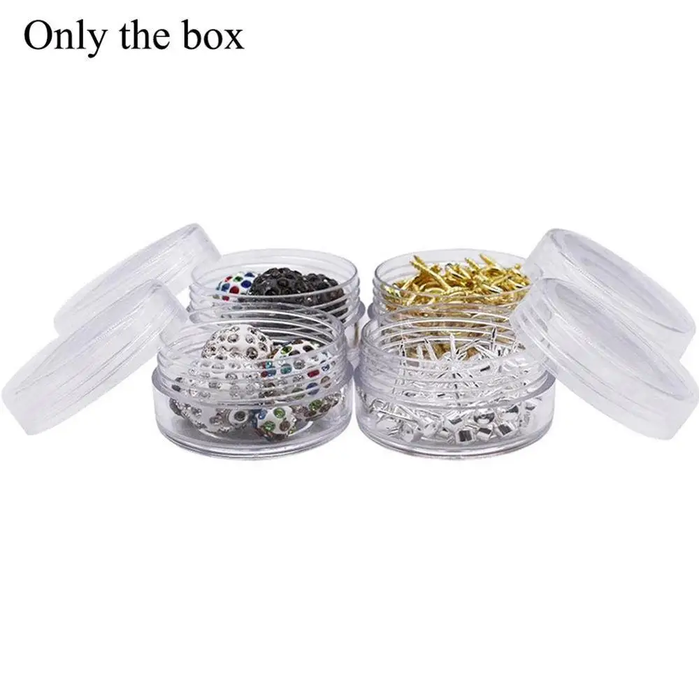 20/50PCS/LOT Wholesale 5g PS Cream Jar Plastic Mini 5ml Cosmetic Empty Container Pot Small Sample Bottle 1/6OZ Sub-bottling Vial