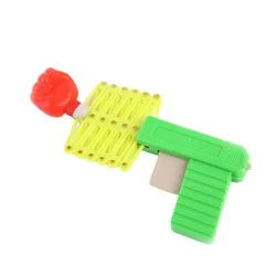 Jouets amusants pour enfants, jouet de poing télescopique élastique classique amusant, jouet de tir de poing rétractable, jouet pistolet de fête, cadeau d'anniversaire 