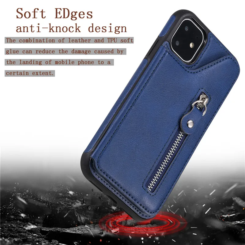 Магнитный чехол-кошелек из искусственной кожи, чехол для телефона iPhone 11 Pro Max X XS Max XR 8 7 6 6s Plus, роскошный чехол с отделением для карт