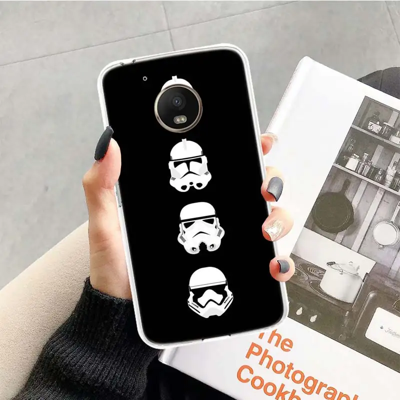 TR052-3 Крутой чехол с принтом из "звездных войн" для Motorola Moto G7 G6 G5S G5 E4 плюс G4 E5 играть X4 Мощность tpu с рисунком индивидуальная крышка телефона - Цвет: TR052-3
