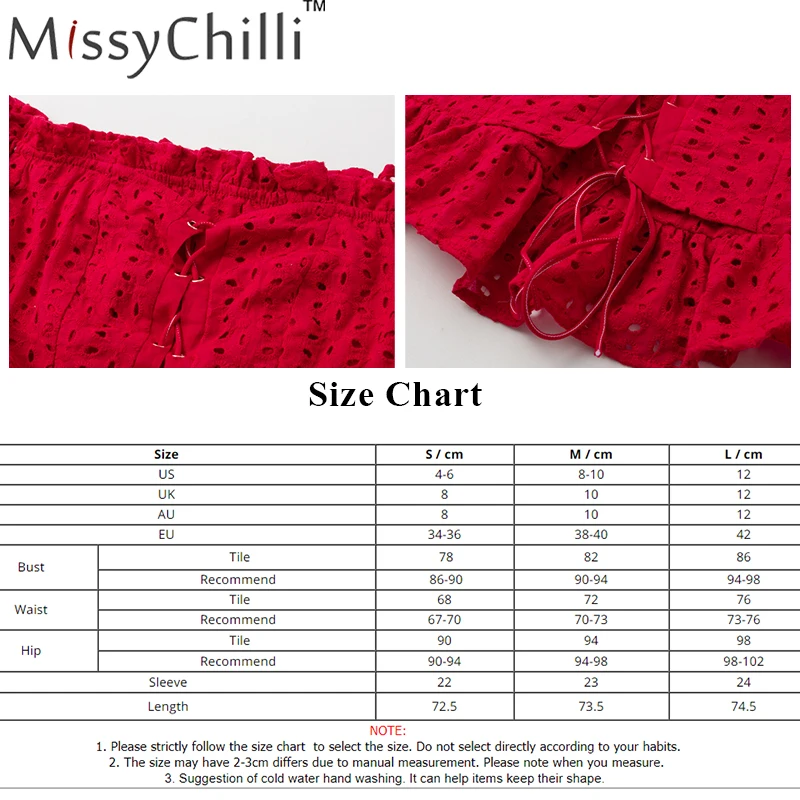 Женское платье с открытыми плечами MissyChilli красное Бандажное мини оборками и
