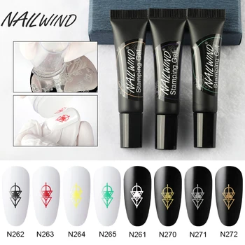 

NAILWIND Nail Polish Set For Manicure Stamping Paint Gel For Stamp Template Vernis Semi Permanent Nail Art Soak Off UV Polish