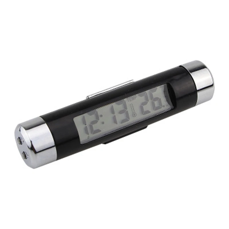 1 шт. автомобильные светящиеся электронные часы, автоматический термометр, аксессуары для интерьера, для универсальных автомобилей