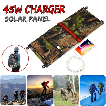

High Efficiency Hiking Solar Panel Backpack Foldable Photovoltaic Solar Panel Kit with Type-C Fast Charging Function 45W