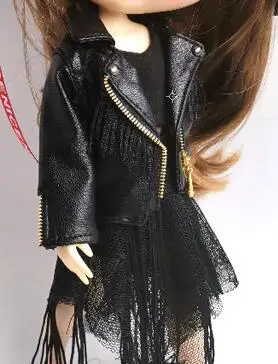 Крутая Модная Одежда для куклы Blyth, пальто для туалета/юбка для потока/шапка для Blyth, ob24, azone, pullip кукла 1/6, аксессуары для одежды - Цвет: coat skirt vest