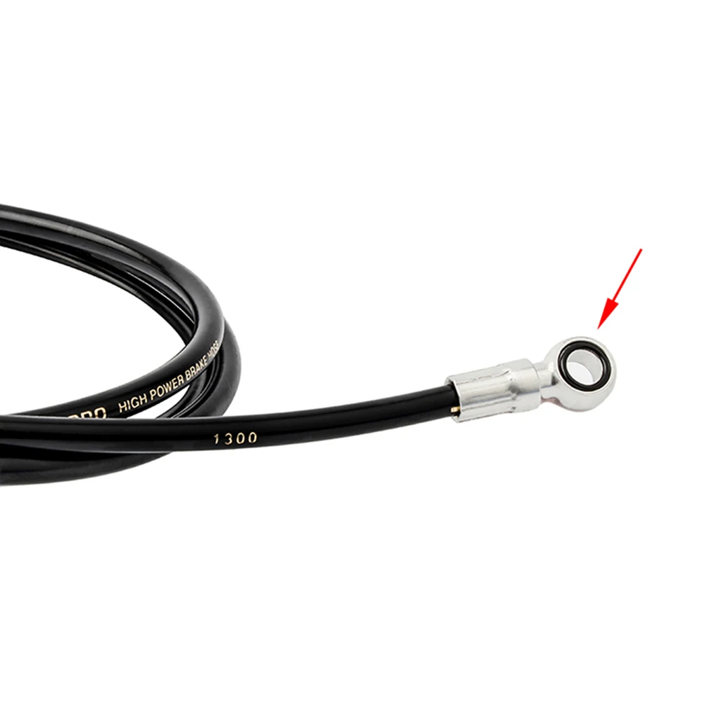 6 Pieces Nitrile Bicycle Brake Bolts Spacer Mountain Bike Sealing O-ring Road Bike Parts Washers Gasket Cycling Accessories