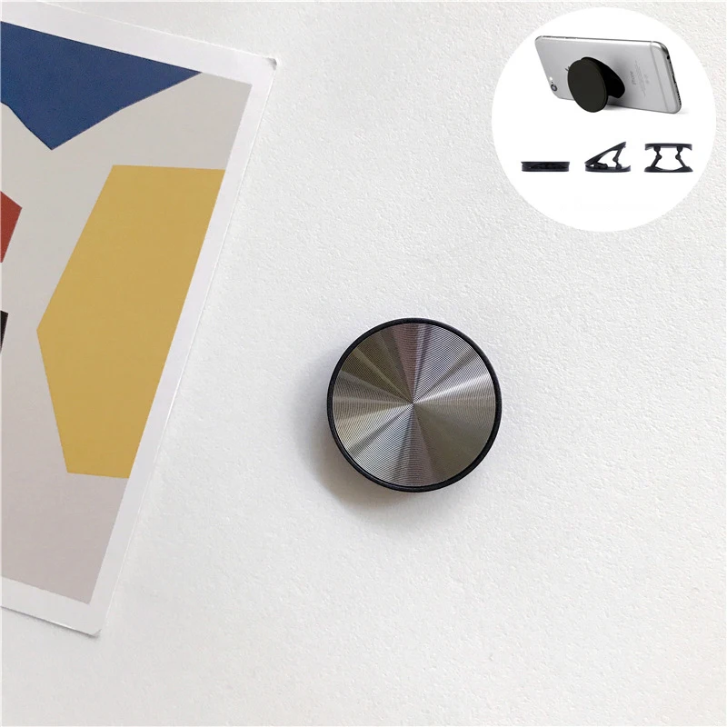 Dapat Diperpanjang Pemegang Cincin Telepon Soket Solid Ponsel Grip Ring Holder untuk iPhone 11 Pro Max untuk Xiaomi/Huawei Grip pemegang