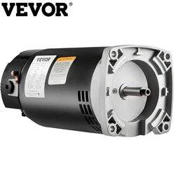 VEVOR Swimming Pool Pump Motor 115/230V 1HP 3450RPM 60Hz W/ Cooling Holes Fast Heat Dissipation for Hot Tub, SPA, Thermal Spring