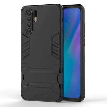 

1000PCS Stand Armor Phone Holder Case For Huawei P30 Pro P20 Lite P10 Plus P8 Y9 2019 Y7 Y6 Pro Y5 2018 Y3 2017 ShockProof Cover