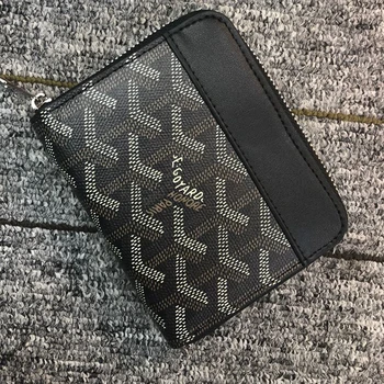 

2020 new fashion design models Unisex wallet Short zip wallet Women's wallet Leather wallet High-end leather wallet purse Bag