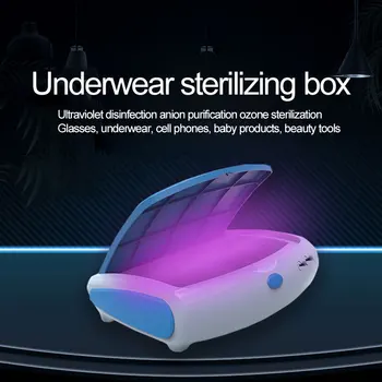 

Smart LED UV Sterilizer Box Nails Accessoires Comestics Personal Care Tools UV Rechargeable Smart Phone Disinfection Box