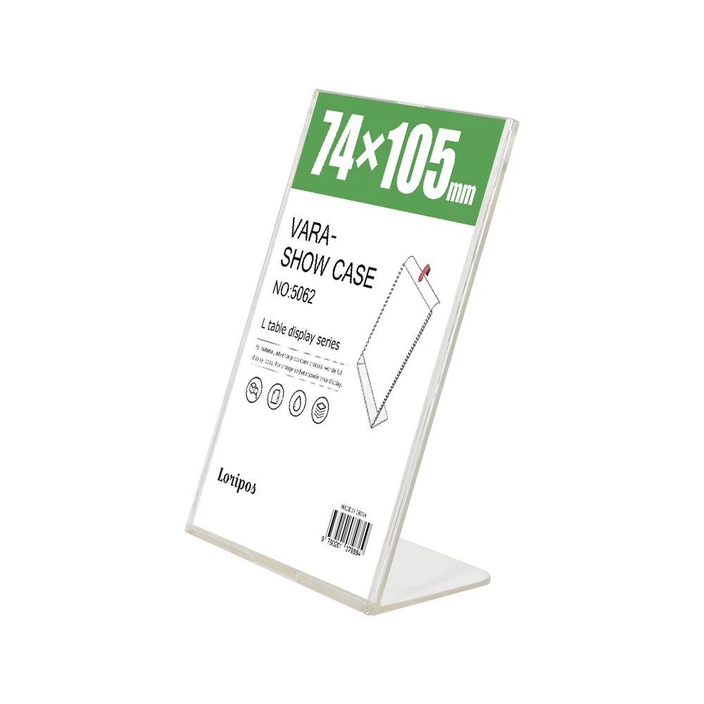 5-pack Reap Vara Ps l-образная настольная вывеска держатель карты дисплей ценник меню услуги этикетка офис клуб бизнес школа Ресторан