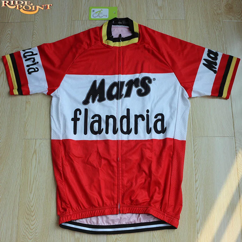 Retro Design Genuine FLANDRIA Short Sleeve Cycling Jersey New 
