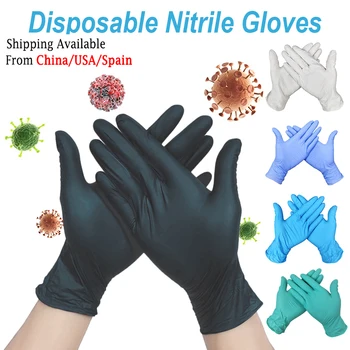 

New 100 PCS Disposable Gloves Latex Dishwashing/Kitchen/Work/Rubber/Garden Gloves Universal For Left and Right Hand