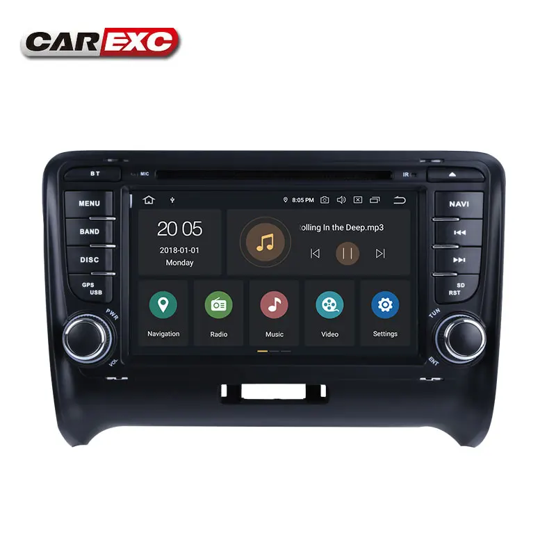 Flash Deal Android 9.0 Octa Cores Car DVD Player For Audi TT 2006-2012 With Canbus WIFI Radio GPS Bluetooth USB DVD Multimedia DSP Carplay 1
