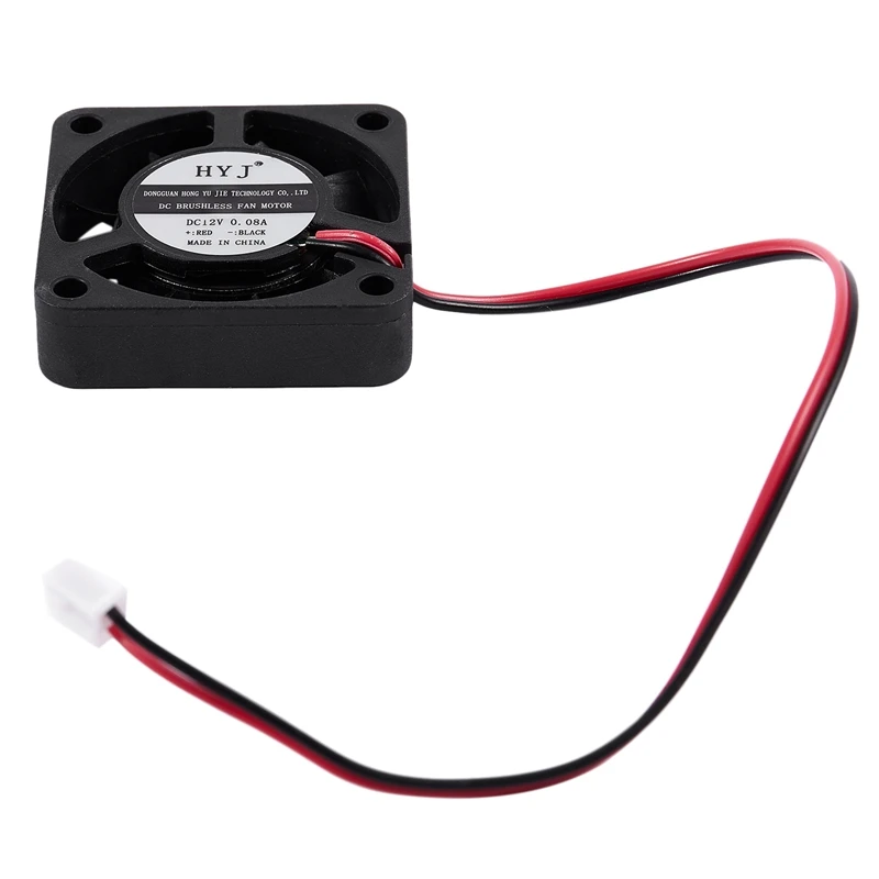 DC 12V 0.1A 2 Pin PC чехол Вентилятор охлаждения процессора 40mm x