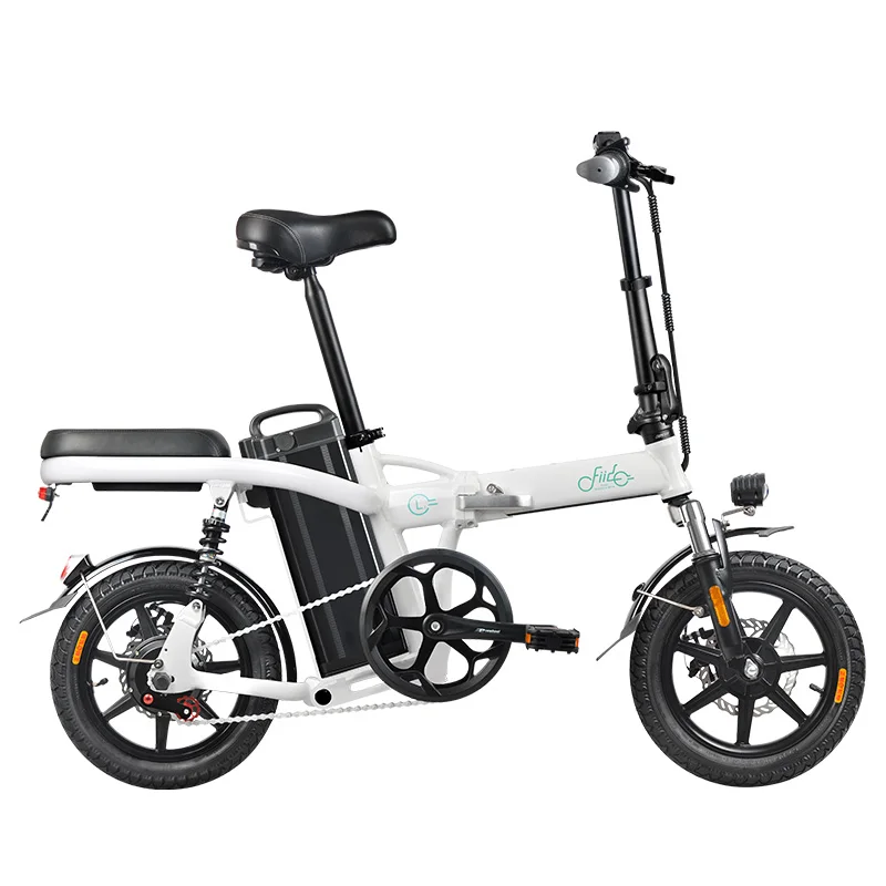 Fiido L2 Flagship Version 48V 350W 20Ah Folding Electric Bike 14 inch 25km/h Top Speed 3 Gear Power Boost Moped Electric Bicycle