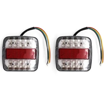 

new1Pair 20Lamps Double-color Tail Stop Light Brake Lights Rear Light