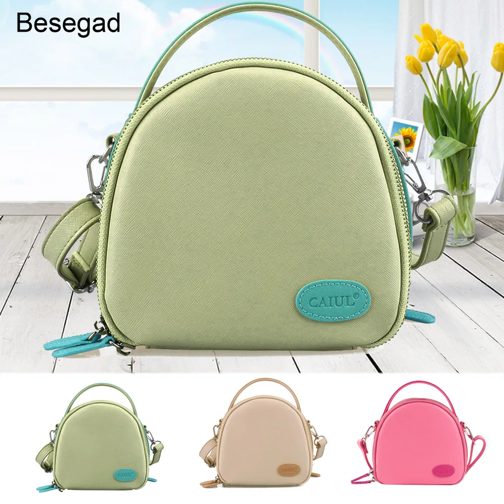 

Besegad PU Leather Storage Carrying Bag Case Pouch for Polaroid Fujifilm Instax Mini 9 8+ 8 7S 25 50S 70 90 Instant Print Camera