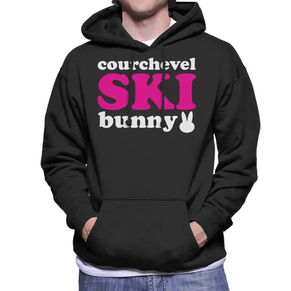 Мужская толстовка с капюшоном Courchevel Ski Bunny, унисекс, мужская толстовка с капюшоном