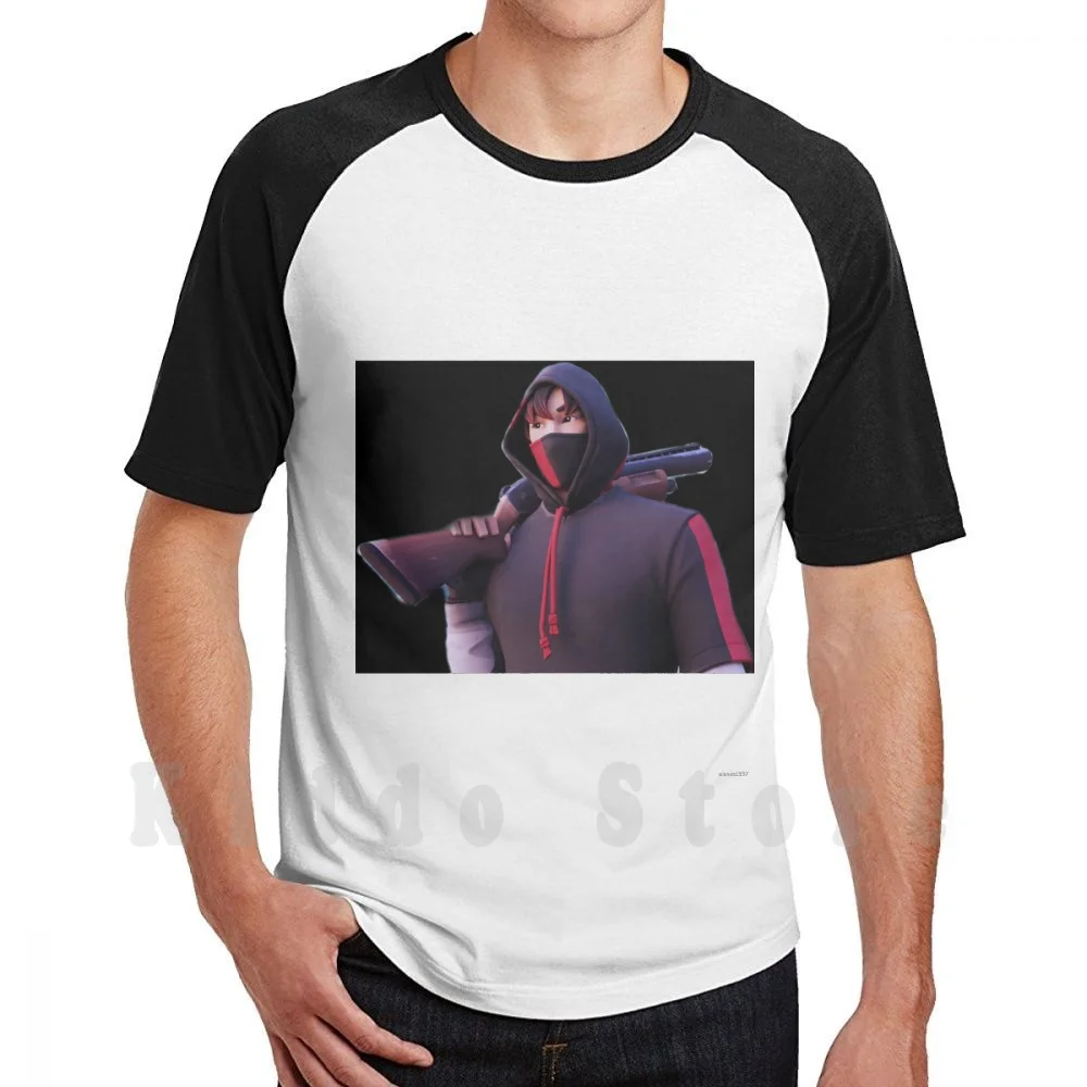 Ikonik T Shirt Cotton Men Diy Print Cool Tee Fishstick Game Epicgames Skin Christmas Csgo Steam Xbox Ps4 Ps5 Xbox X Series