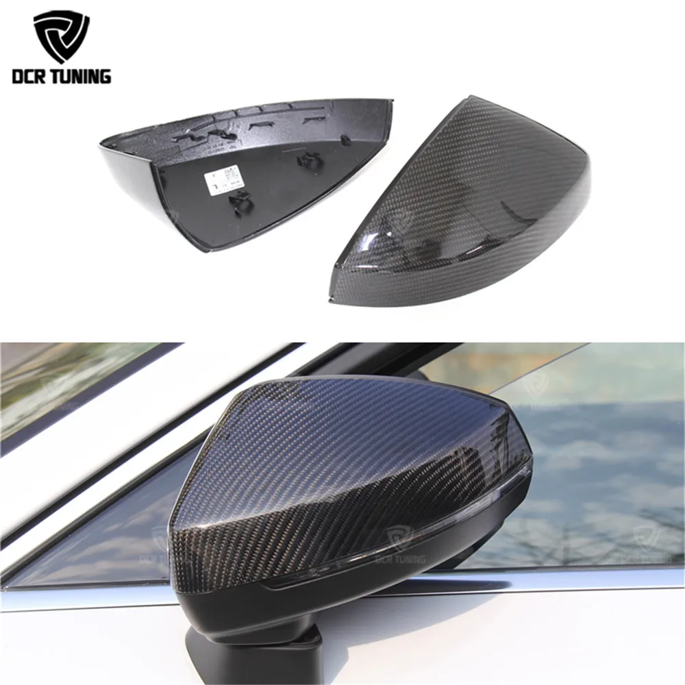 Carbon Fiber side Mirror Cover For Audi A3 S3 2014 2015 2016 - UP RS3 1:1 Car Styling caps Replace style &amp Add on | Автомобили и