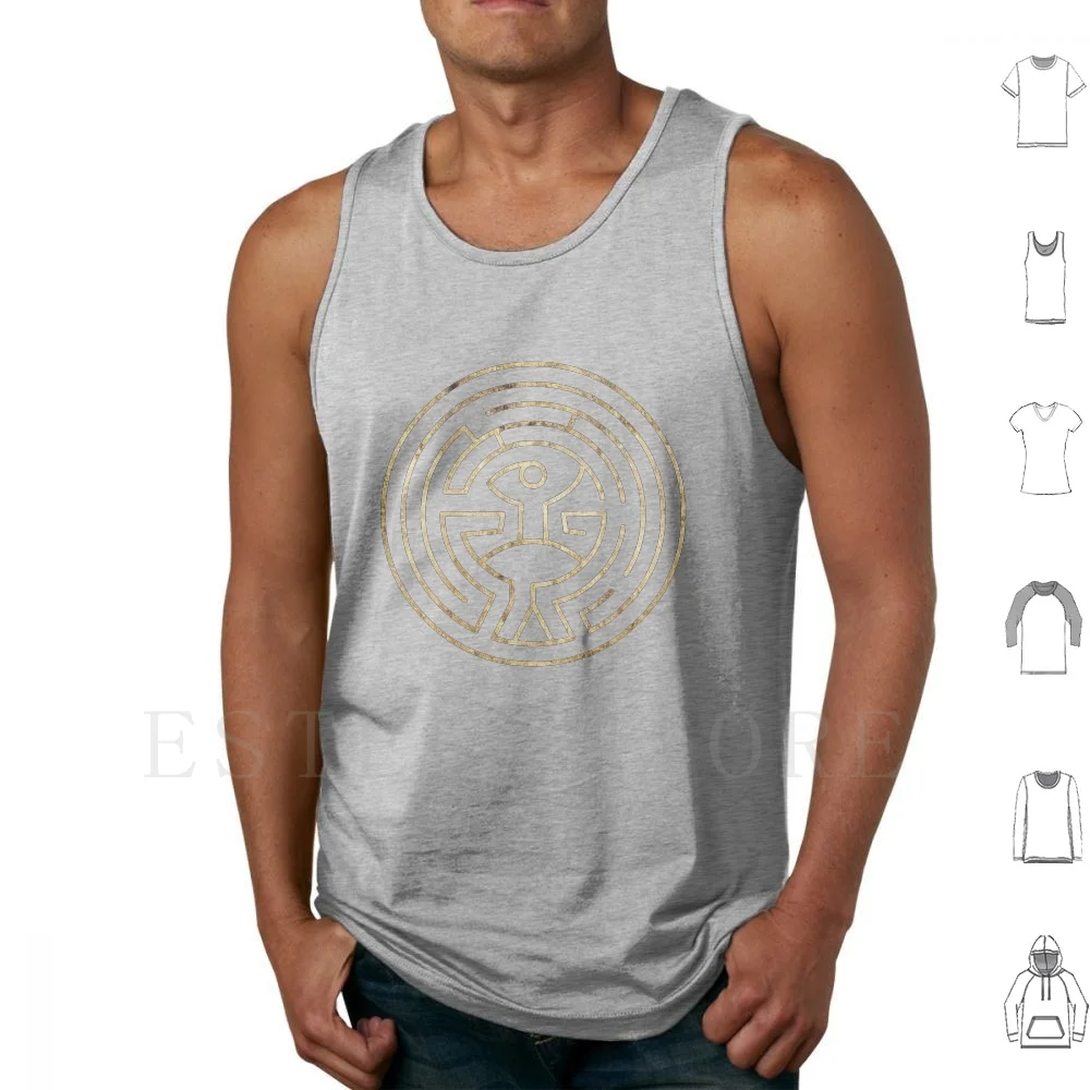 West World Maze Tank Tops Vest Senza Maniche West World Maze Robot Hertz Westworld Delos