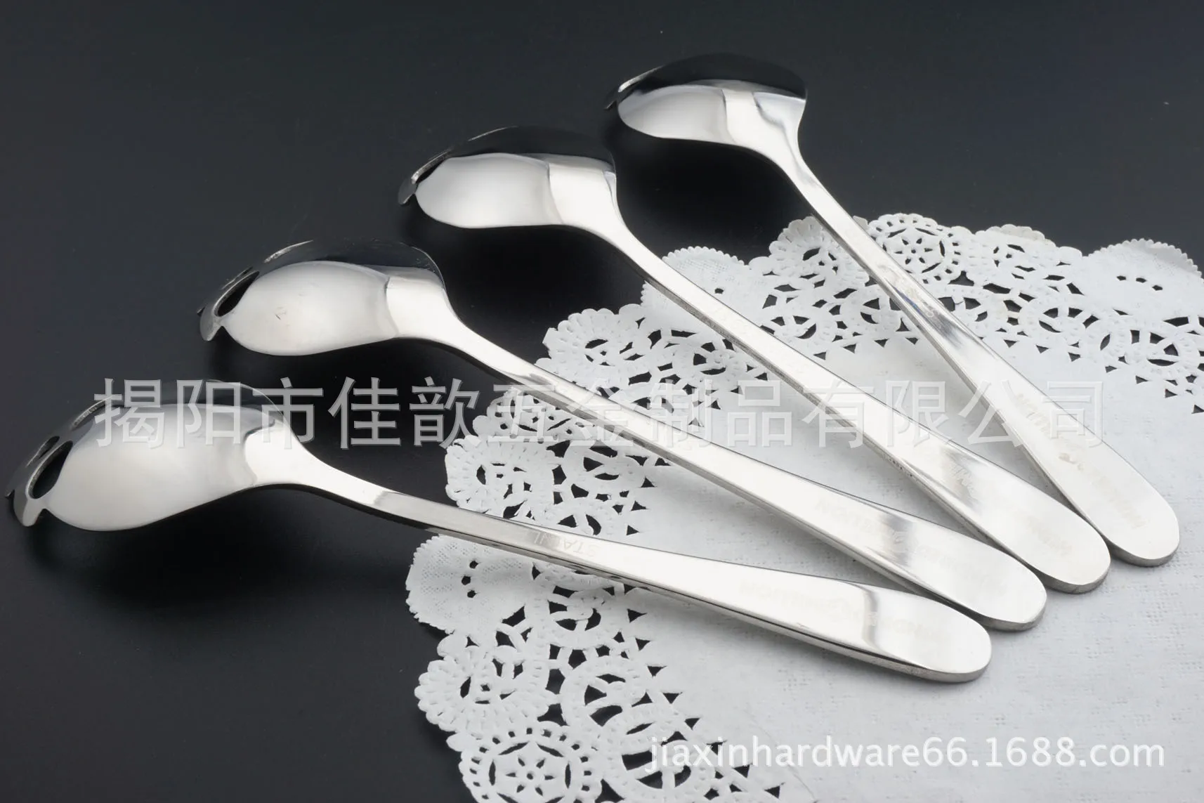 [Patented Genuine Product] Stainless Steel Coffee Spoon 304 Skull Spoon Creative Tableware Stainless Steel Spoon