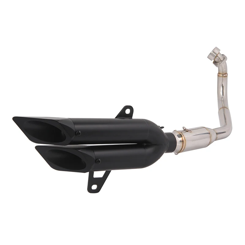 For Honda FORZA 300 2017 2018 2019 Black Exhaust Muffler Vent Tube Front Elbow Link Connect Pipe Motorcycle System - Image 4