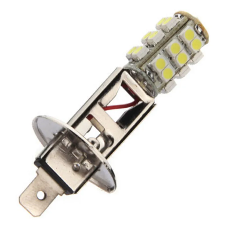 Яркая белая H1 HID 25 SMD 3528 Светодиодная Автомобильная противотуманная фара Лампа DC