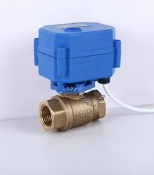 Brass Two Way electric water valve DN15 DN20 DN25 DC5V 12V 24V AC220V CR01 CR02 CR03 CR04 CR05 motorized ball valve for water