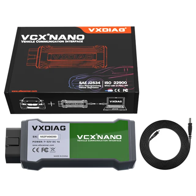 VXDIAG VCX NANO For JLR SDD V160.01 Diagnostic tool OBD2 Scanner Automotriz programming Full system Car Diagnosis tools For JLR 6