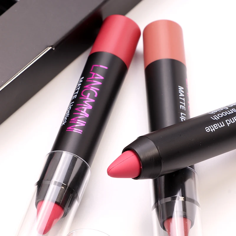 Tanie 12 sztuk wiele szminka zestawy matowy wodoodporny szminka odżywczy aksamitna szminka barwnik nago makijaż błyszczyk do ust