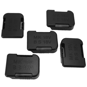 

5Pcs 18V Battery Mounts Storage Shelf Rack Stand Holder Set for Makita Battery Protection Cover