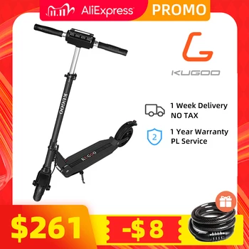 

[Europe Stock] KUGOO S1 Folding Electric Adult Scooter 30KM 30KM/H LCD Display e Scooter PK M365 Electric scooter PK Ninebot