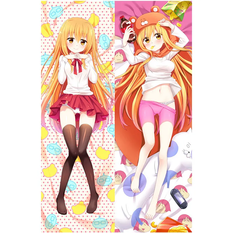 Peach skin Аниме Himouto! Umaru-chan наволочка мультипликационный персонаж дома Умару Dakimakura Чехол сексуальная девушка 3D двусторонняя постельные принадлежности обнимая Наволочки для подушек HU01 - Цвет: Peach skin
