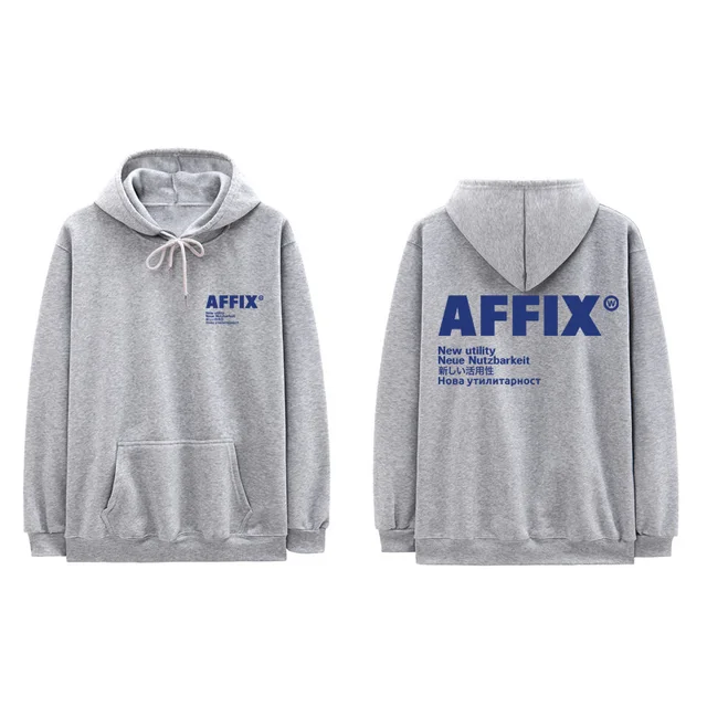 AFFIX WORKS Hoodie Sweatshirts New Utility Style Hoodies Men Women Kiko  Kostadinov Brand Pullover Japanese Streetwear Hoody - AliExpress