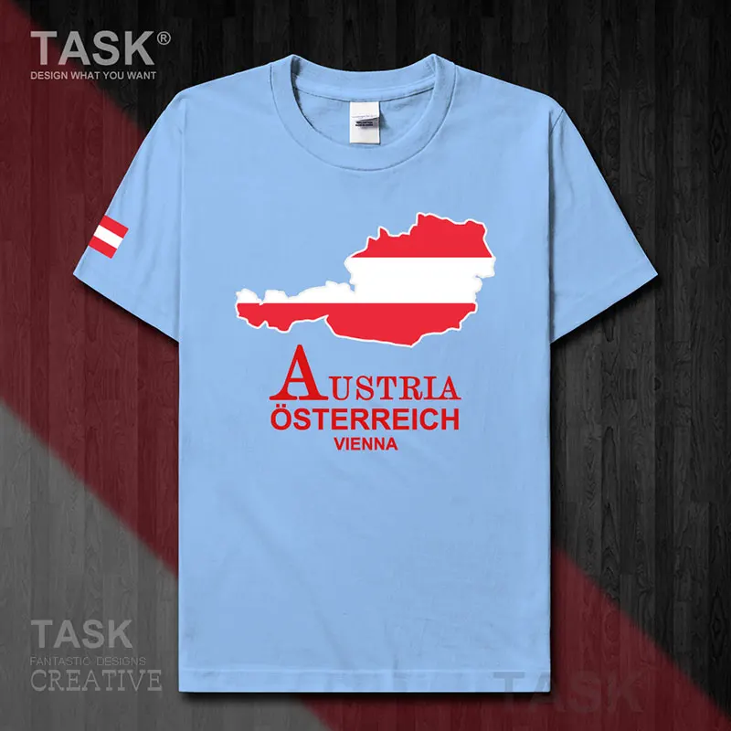 Men VIE Austrian Oestereich EU Youth Vienna Austria Long Sleeve T-shirt LS