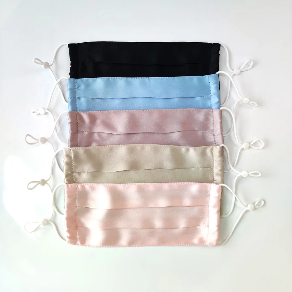 100% шелк тутового шелкопряда маска для лица с изображением рта покрытие мужчин и