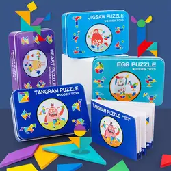 Blocos de madeira quebra cabeça brinquedo colorido geométrico forma manipuladora puzzle jogo blocos de madeira brinquedo arredondado cantos para crianças c