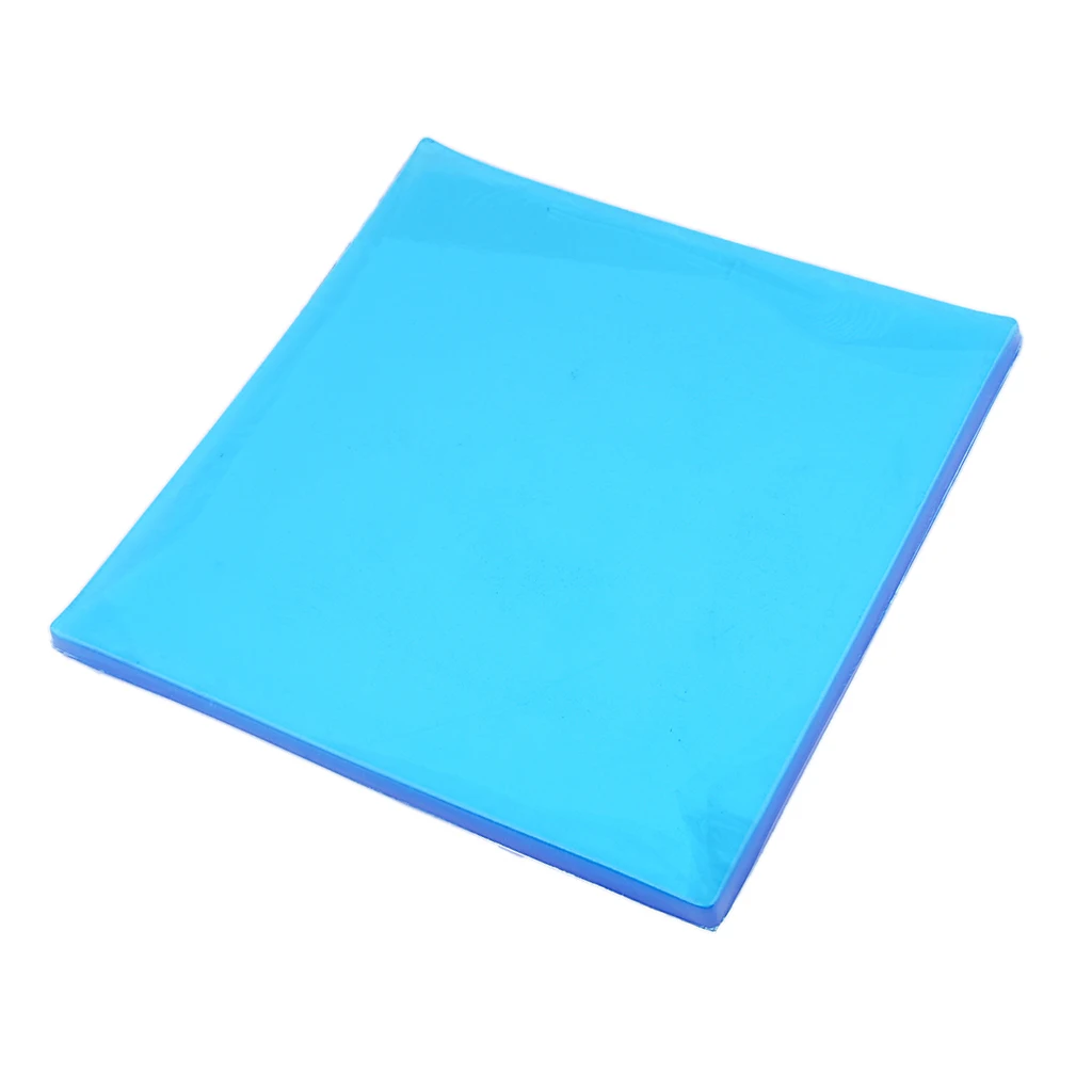 Motorcycle Motorbike Seat Gel Pad Cushion Comfortable Shock Absorption Soft Cool DIY Saddle Mat , Blue (25 x 25 x 1 cm)