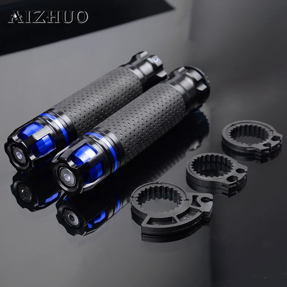 blue CNC Аксессуары для мотоциклов ручки руля ручная Ручка для YAMAHA TDM 900 850 MT125 MT03 MT01 MT 125 03 01 XT660 - Цвет: blue