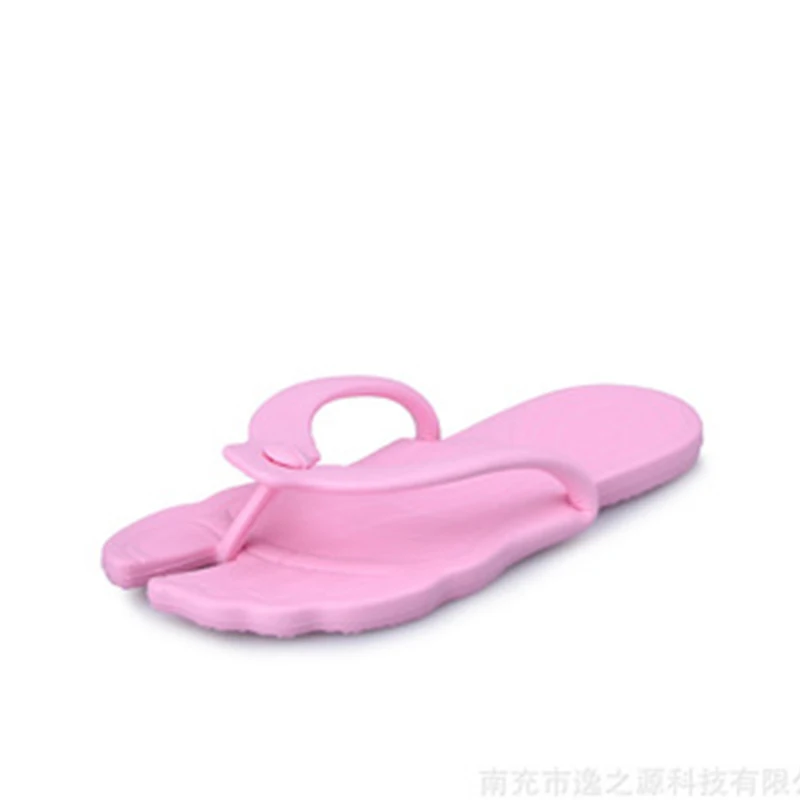 High Quality Travel Travel Portable Folding Couple Beach Net Red Vibrato flip flops Hotel Bath Non-slip Slippers