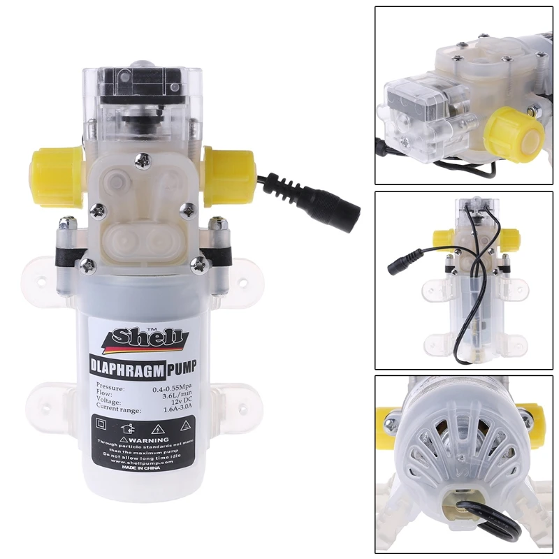 

12V 70W Self-priming Food Grade Diaphragm Water Pump Auto-priming Pump Wine