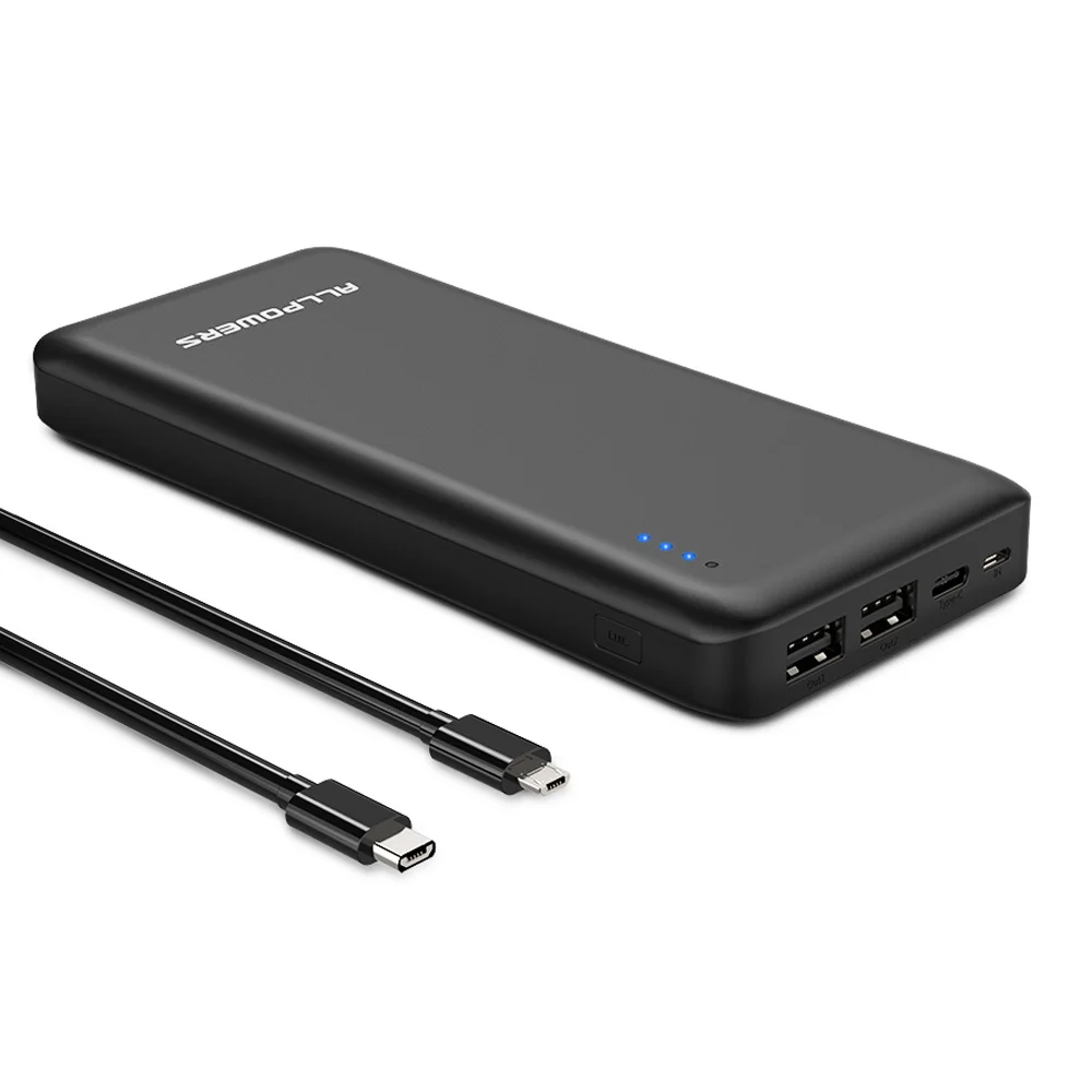 black Все мощности S 45 Вт PD power Bank Быстрая зарядка USB-C power Bank для iPhone 11 MacBook Xiaomi Air huawei mate Book P30 mate 30 nintendo - Цвет: black