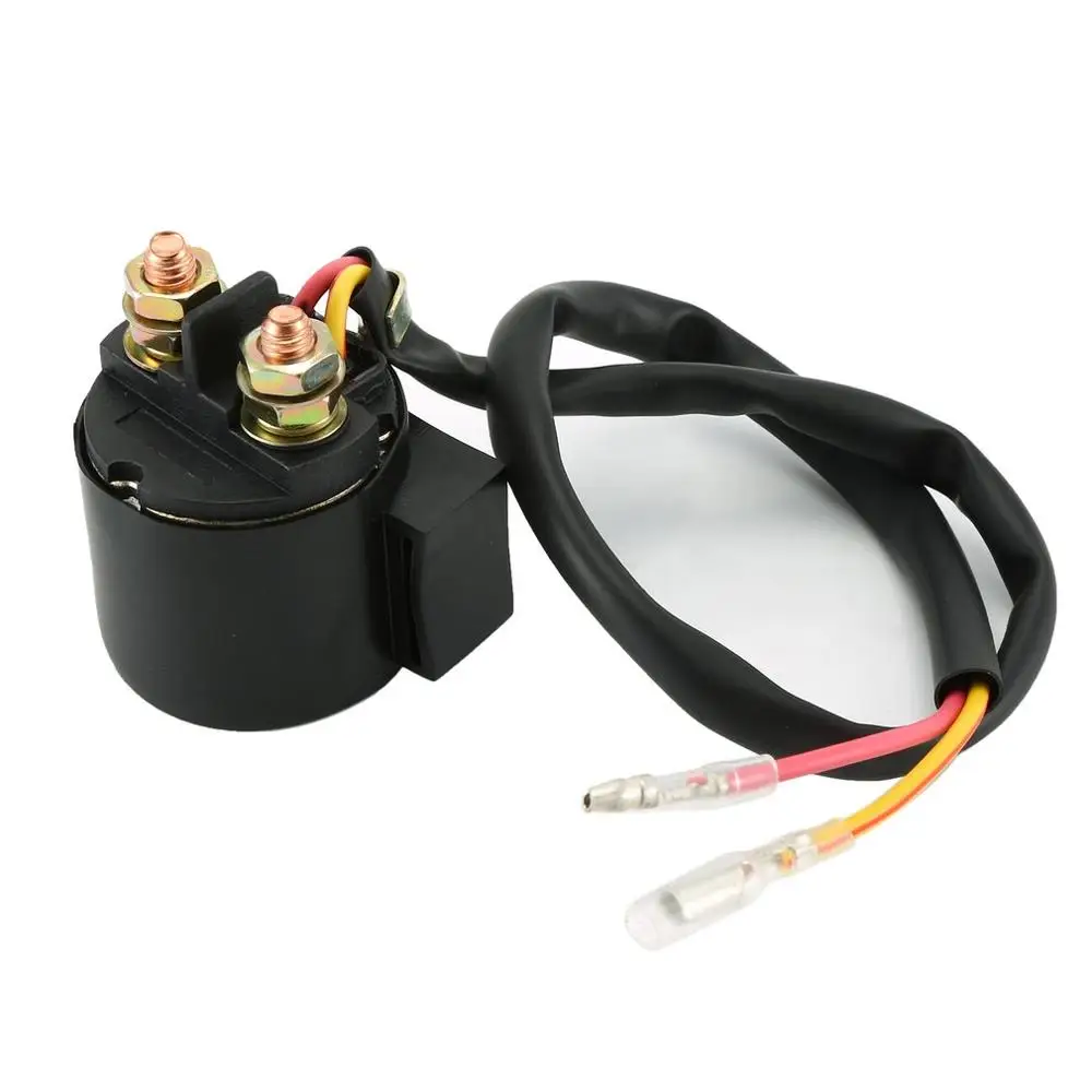 Реле стартера электромагнитный клапан для HONDA CB 175 200 350 400 450 500 550 750 CH 125 NH 80 пусковое реле(в специальном пакете упаковка - Цвет: Черный
