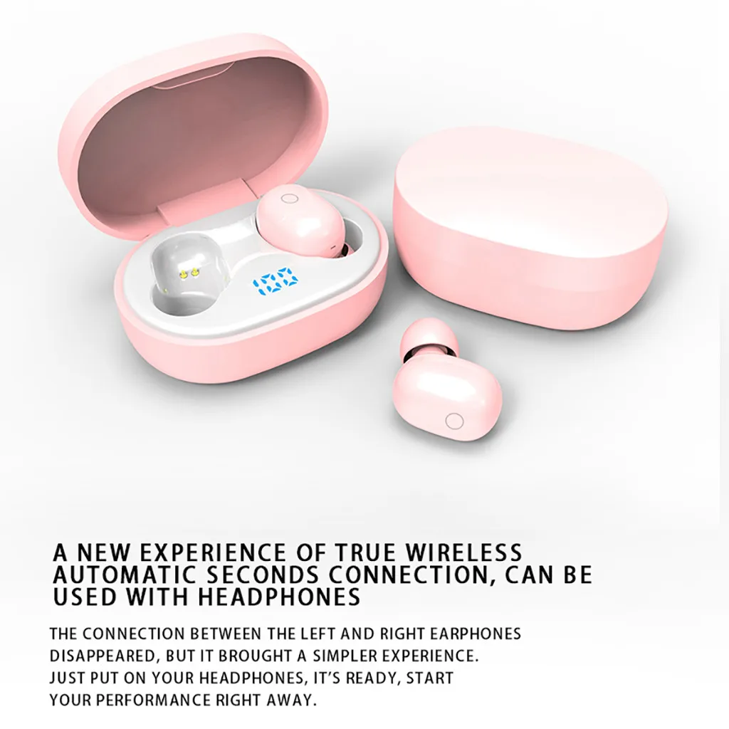 VOBERRY мини гарнитура Bluetooth беспроводные наушники водонепроницаемые наушники Спортивная зарядная коробка Auriculares Bluetooth Inalambrico