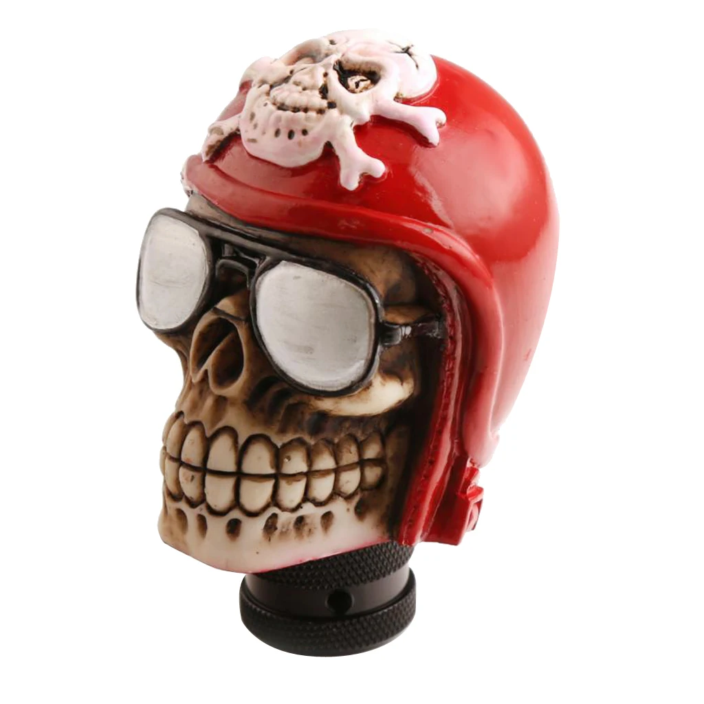 Car Speed ​​Lever Knob Truck Universal Chrome Skull Head